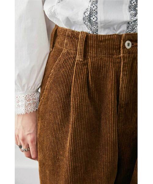 「MEDE19F」 コーデュロイパンツ MEDIUM ブラウン レディース_画像9