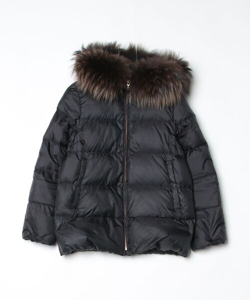 タイ厶セール☆ダウンコート【NISHIKAWAコラボ】 黒 NANO universe（ナノ・ユニバース） ダウンコート「NISHIKAWAコラボ