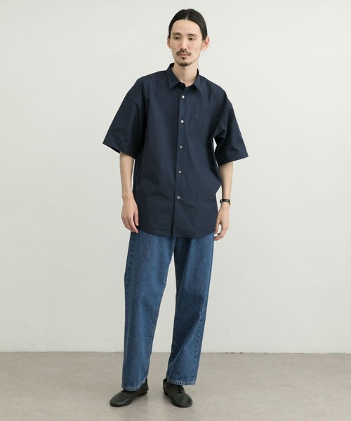 「THOMAS MASON」 半袖シャツ MEDIUM グリーン系その他 メンズ_画像7