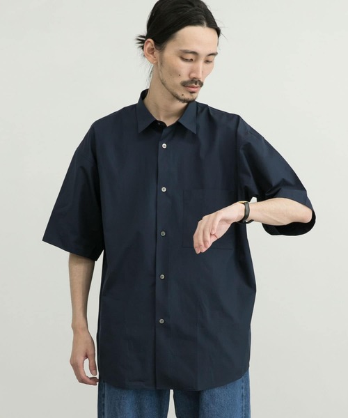 「THOMAS MASON」 半袖シャツ MEDIUM グリーン系その他 メンズ_画像8