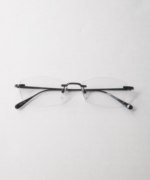 リムレス オーバル サングラス カラーレンズ 90s Y2K ミニマル JUGLANS（ユグランス） サングラス リムレス オーバル カラーレンズ