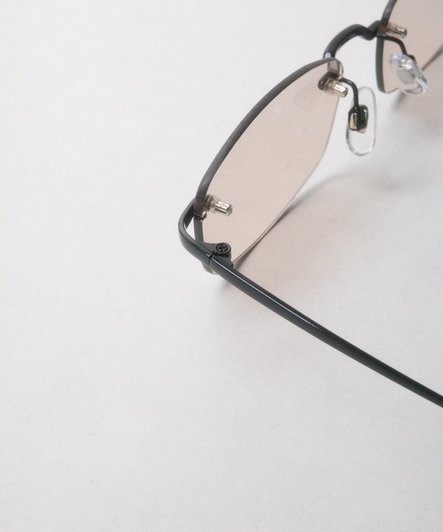 NO WAY サングラス /スクエアリムレス カラーレンズサングラス