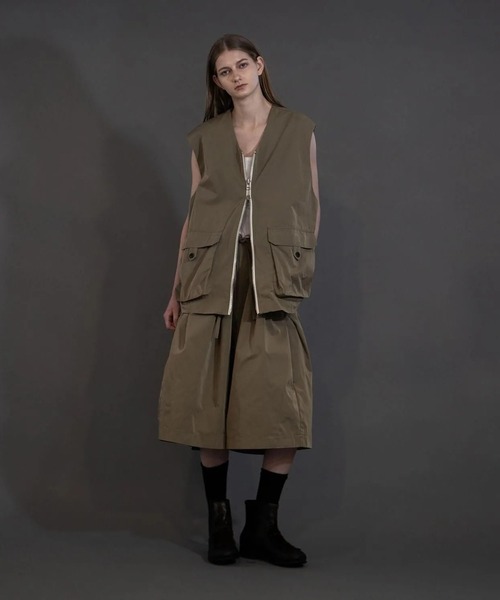 「my beautiful landlet」 クロップドパンツ 1 ブラック メンズ_画像2