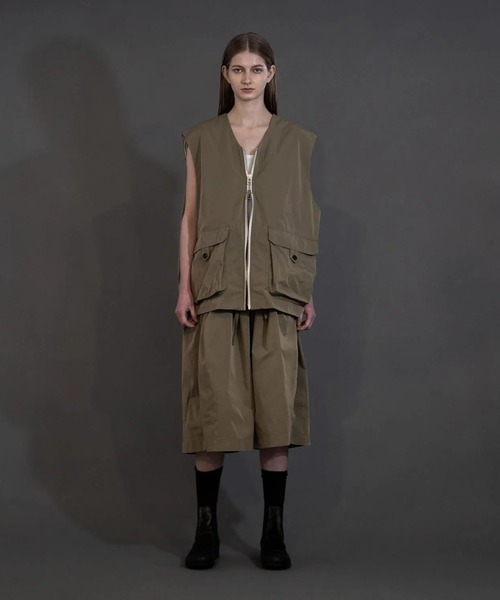 「my beautiful landlet」 クロップドパンツ 1 ブラック メンズ_画像8