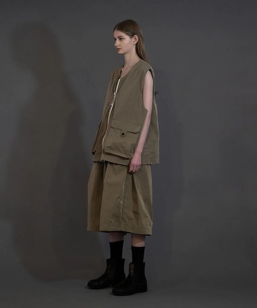 「my beautiful landlet」 クロップドパンツ 1 ブラック メンズ_画像9