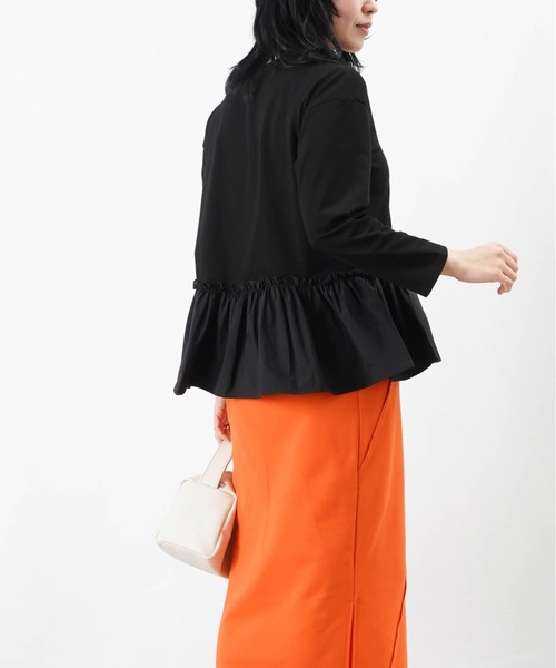 「LUCA/LADY LUCK LUCA」 長袖カットソー FREE ブラック レディース_画像3