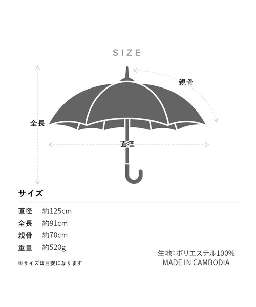 Waterfront（ウォーターフロント） 傘 キューダス ビッグサイズ