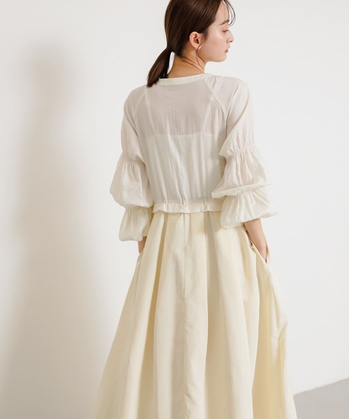 「SENSE OF PLACE by URBAN RESEARCH」 ドッキングワンピース S アイボリー レディース_画像2