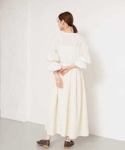 「SENSE OF PLACE by URBAN RESEARCH」 ドッキングワンピース S アイボリー レディース_画像8