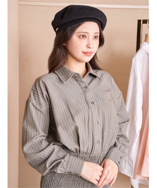 「Darich」 シャツワンピース FREE ベージュ レディース_画像9