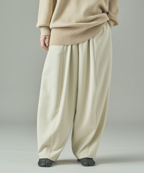 「Curensology」 イージーパンツ FREE ブラック レディース_画像8