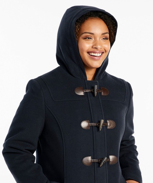 エルエルビーン　USA製　チェスターコート　ダブルブレスト　ネイビー　美品 L.L.Bean（エルエルビーン） ダッフルコート 6 ネイビー レディース