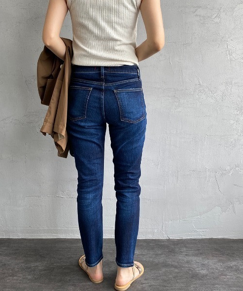 「RED CARD TOKYO」 デニムパンツ 25 ネイビー レディース_画像2