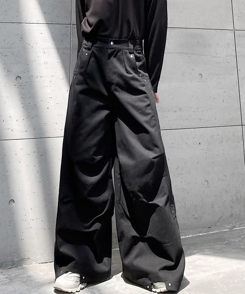 「Shoowtime」 スラックス LARGE ブラック メンズ_画像6