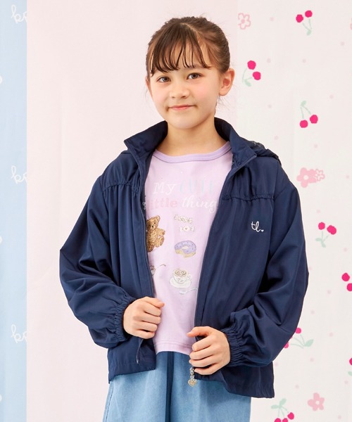 trois lapins kp ブルゾン アウター 「Trois Lapins」 タフタ ブルゾン