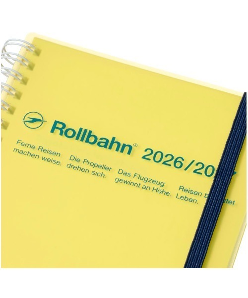 Rollbahn 手帳 「手帳 2026-2027年版／2026年3月始まり」ロルバーン