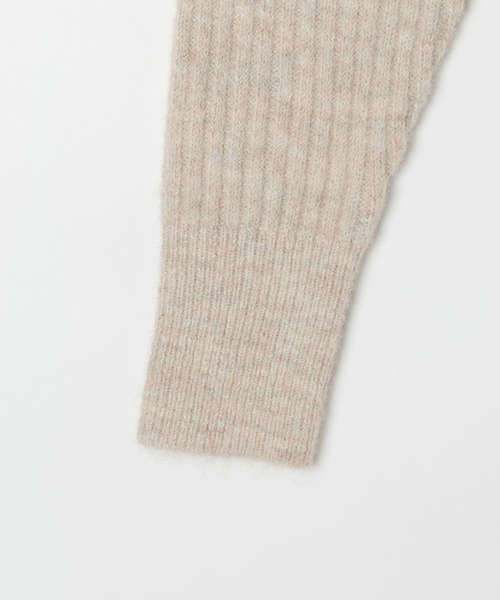 「GLOBAL WORK」 ニットカーディガン MEDIUM ワインレッド レディース_画像7