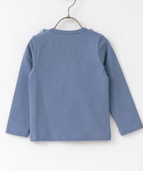 「panpantutu」 「KIDS」長袖カットソー 130cm グレイッシュブルー キッズ_画像8