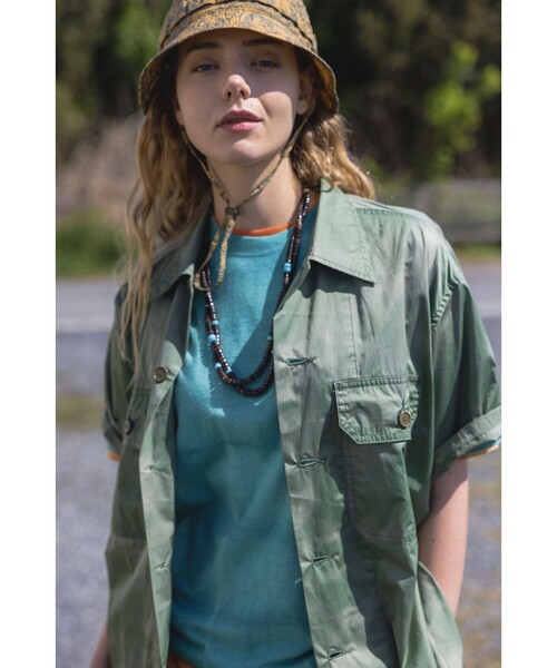 シャツ MIL-SHT NYCO Twill Pigment Print メンズの画像