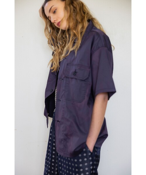 シャツ MIL-SHT NYCO Twill Pigment Print メンズの画像
