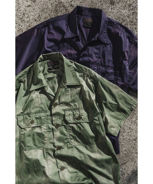 シャツ MIL-SHT NYCO Twill Pigment Print メンズの画像