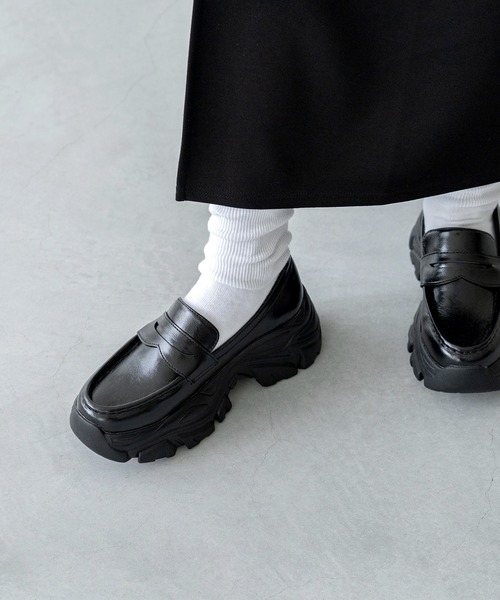 「menue」 シューズ 36 ブラック レディース_画像5