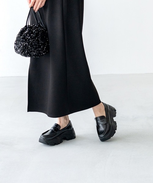 「menue」 シューズ 36 ブラック レディース_画像6