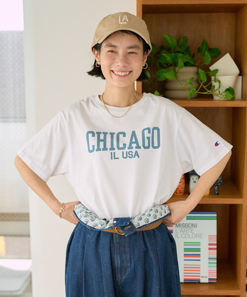FREAK'S STORE（フリークスストア） tシャツ Champion × FREAK'S STORE