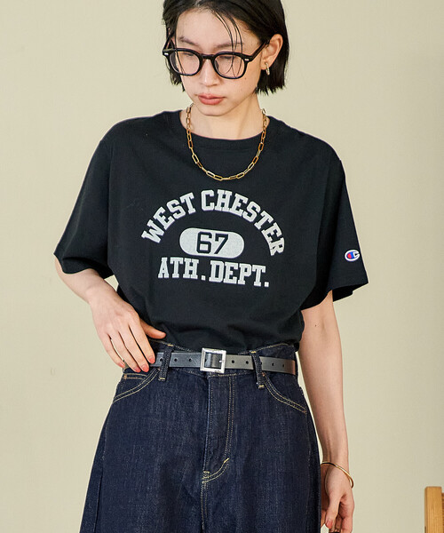 FREAK'S STORE（フリークスストア） tシャツ Champion × FREAK'S STORE