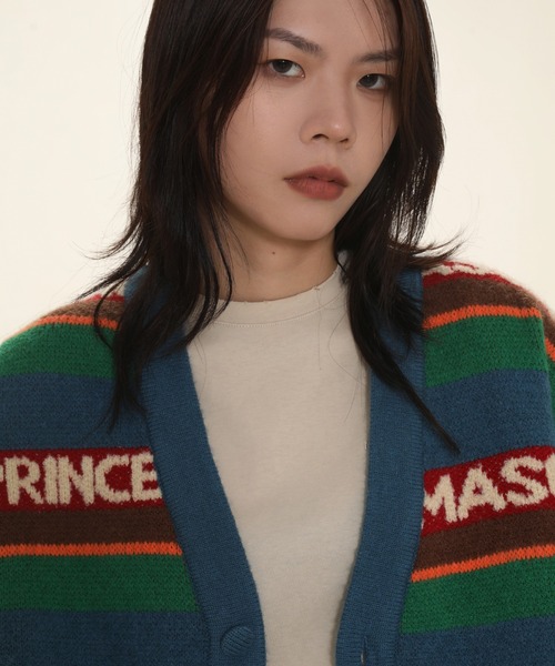 「MASONPRINCE」 ニットカーディガン X-LARGE レッド系その他 メンズ_画像7