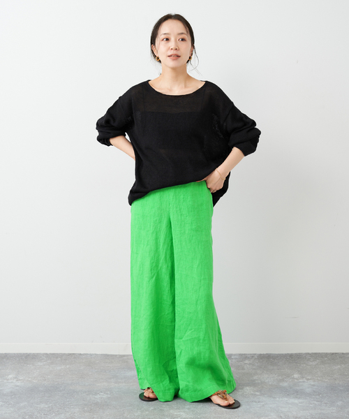 「Plage」 長袖ニット - ベージュ レディースの画像