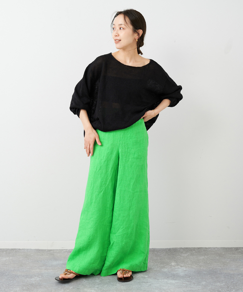 「Plage」 長袖ニット - ベージュ レディースの画像