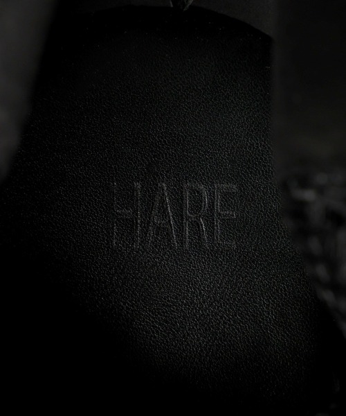 HARE（ハレ） 厚底 サンダル シャークソールメッシュブーサン(HARE