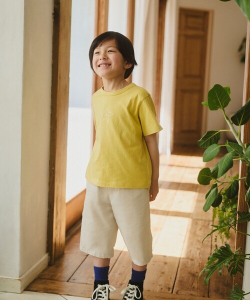 ハーフパンツ パンツ キッズ コットンリネン ハーフ パンツ キッズ 子供服の画像