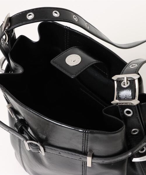 「CHARLES \u0026 KEITH」 2WAYバッグ M スミクロ レディースの画像