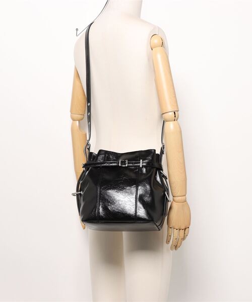 「CHARLES \u0026 KEITH」 2WAYバッグ M スミクロ レディースの画像