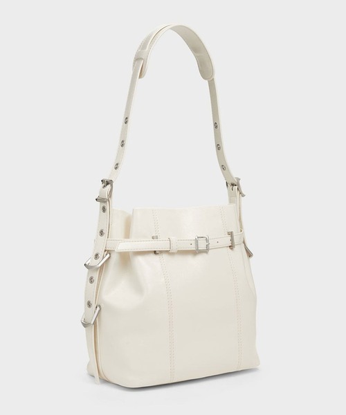 「CHARLES \u0026 KEITH」 2WAYバッグ M スミクロ レディースの画像