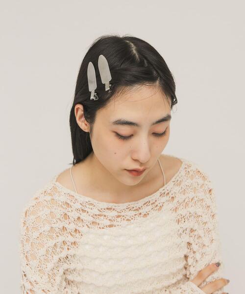 KBF（ケービーエフ） ヘアクリップ フラットメタルヘアークリップ