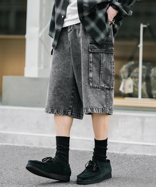 Rocky Monroe（ロッキーモンロー） ワイドパンツ ハーフパンツ