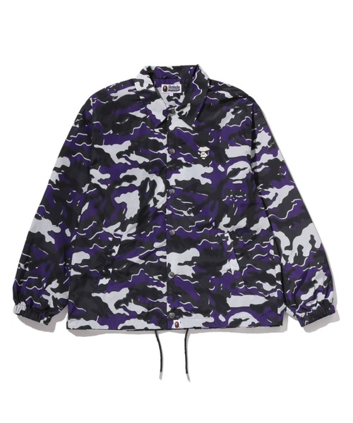 ミリタリージャケット モッズコート GLITCH WOODLAND CAMO COACH JACKETの画像