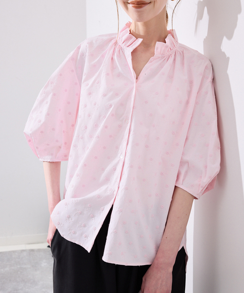 【こと 】SLOBE IENA  PYRUS フラワーブラウス SLOBE IENA（スローブイエナ） ブラウス シャツ 「WEB限定/追加