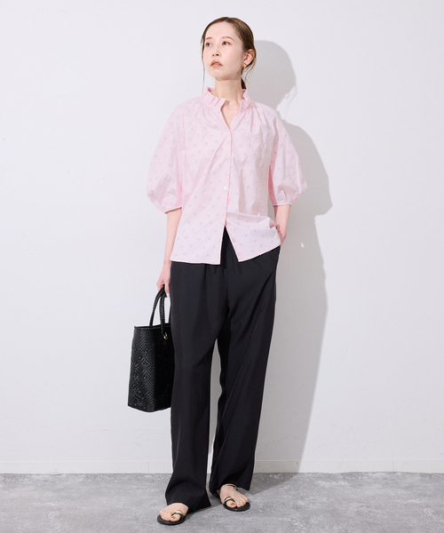 【こと 】SLOBE IENA  PYRUS フラワーブラウス SLOBE IENA（スローブイエナ） ブラウス シャツ 「WEB限定/追加