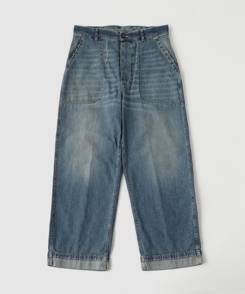 ワイドパンツ ジーンズ MAISON MARGIELA(メゾン マルジェラ) Light Vintage Washed Den メンズ レディースの画像