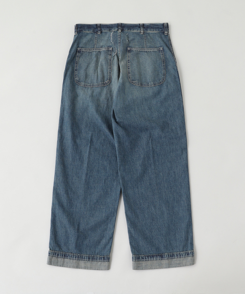 ワイドパンツ ジーンズ MAISON MARGIELA(メゾン マルジェラ) Light Vintage Washed Den メンズ レディースの画像
