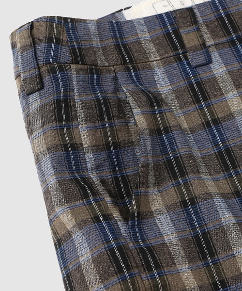 パンツ UNISEX CHECK SHORTS WOVEN メンズ レディースの画像