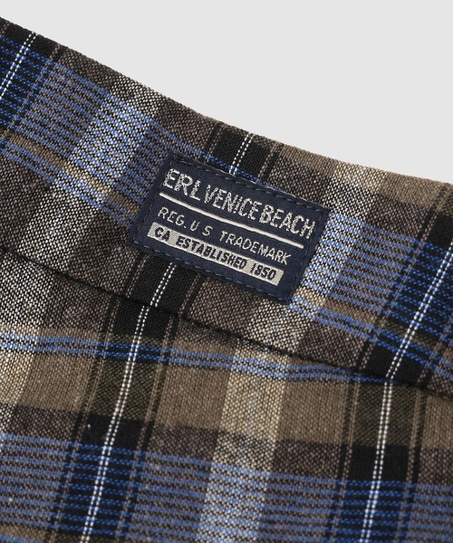 パンツ UNISEX CHECK SHORTS WOVEN メンズ レディースの画像