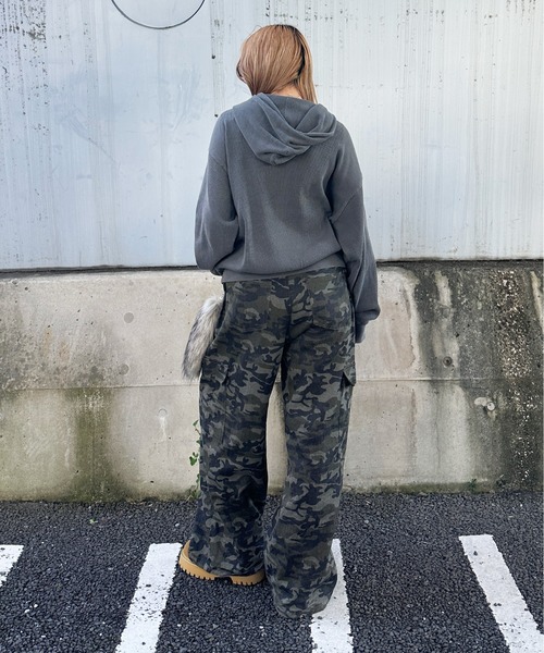 sedacle」 ジップアップパーカー MEDIUM チャコールグレー メンズ 