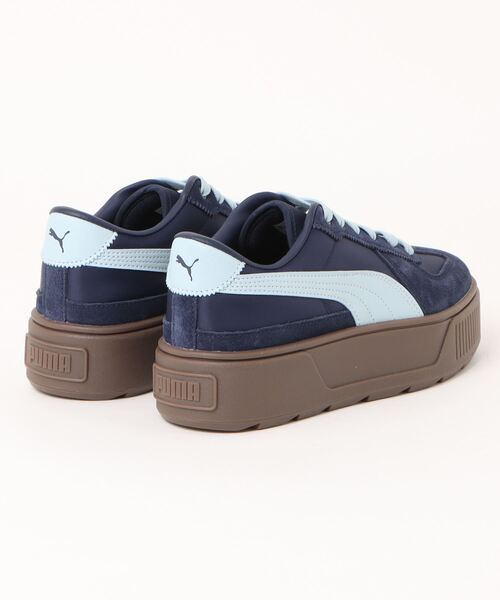 「PUMA」 ローカットスニーカー 25.5cm ブルー レディース_画像2