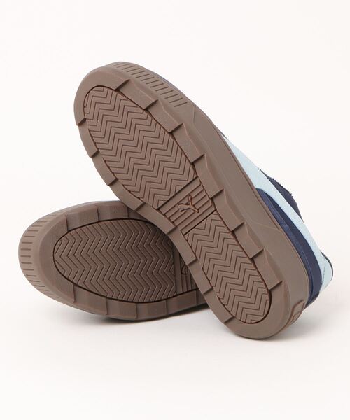 「PUMA」 ローカットスニーカー 25.5cm ブルー レディース_画像3