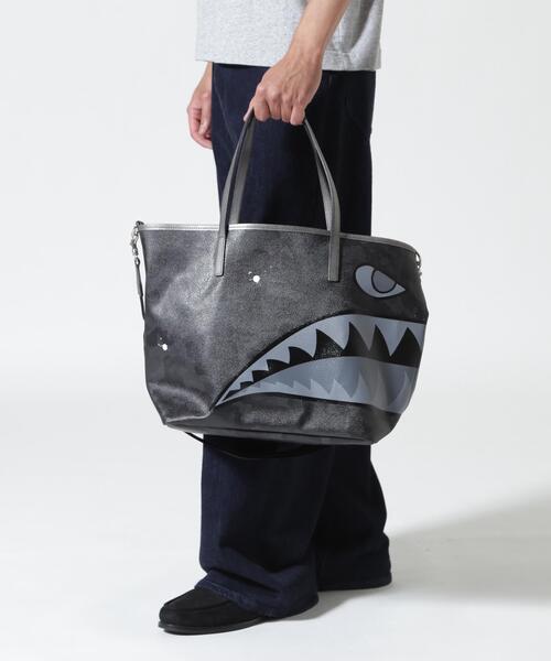 トートバッグ GENTIL BANDIT x B'2nd（ジャンティバンティ x ビーセカンド）別注SHARK TOTE MM メンズ レディースの画像